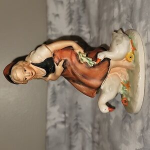 Vintage Friedel Bavarian Girl with Geese